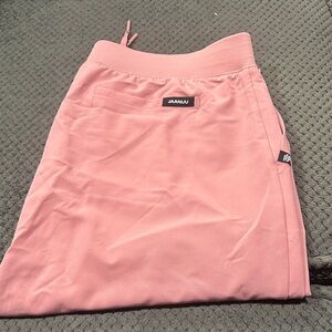 Jaanuu Blush Pink Scrub Pants